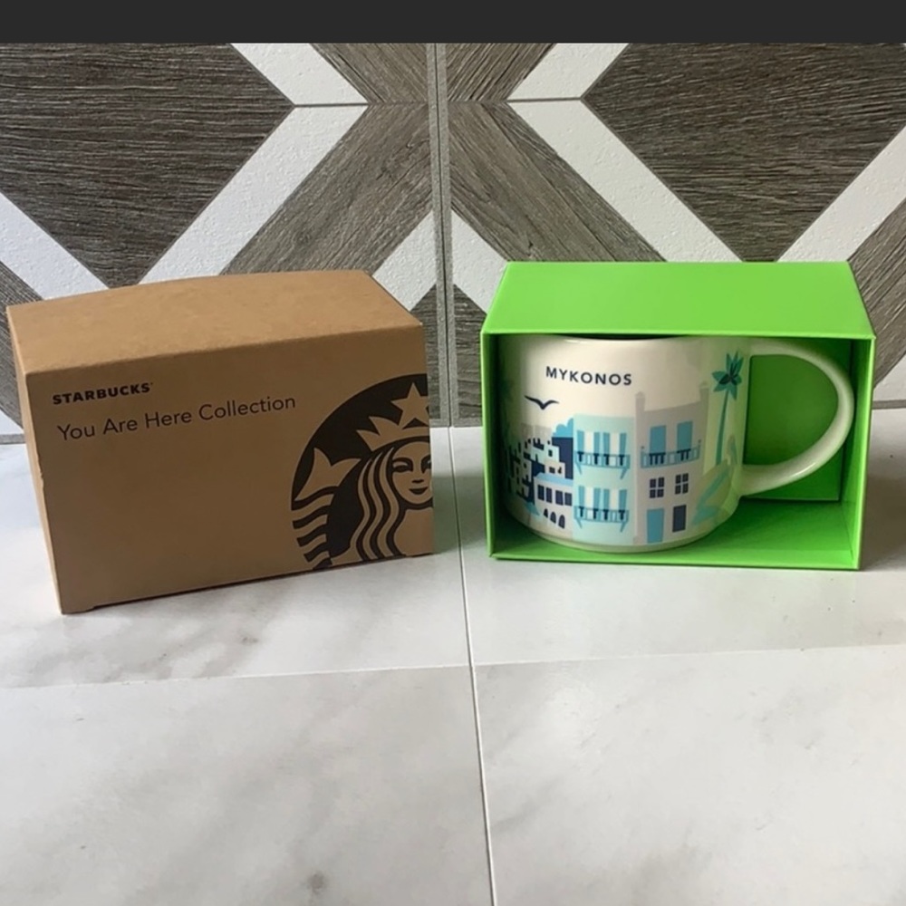 Starbucks mug YAH Mykonos island  Greece 10oz